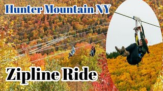 Hunter Mountain New York l Zipline sky ride l Zipline Tour Skyrider l Vlog -4