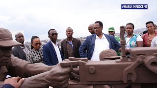 (Video) ABAKOZI B'AKARERE KA KICUKIRO BASUYE INZU NDANGAMATEKA Y'URUGAMBA RWO GUHAGARIKA GENOCIDE