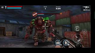 Dead Target Game Play.  Zombie Raid Boss Rocky