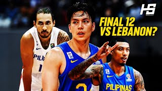 SMALL BALL VS LEBANON!  Final 12 PREDICTION ng Gilas Pilipinas vs Lebanon!