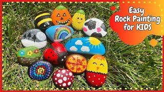 12 Rock Painting Ideas for Kids I How to Paint Rocks? I Craft for Children I Easy Rock Painting