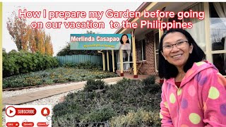 How I prepare my garden before going on our vacation to the Philippines #garden  #vacation  #viral