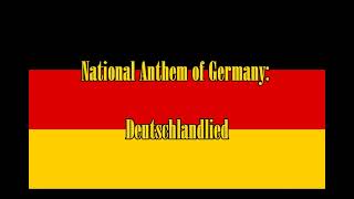 National Anthem of Germany: Deutschlandlied (Lyrics)