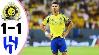 Al Nassr vs Al Hilal 1-1 | Extended Highlights and Goals- 2024 HD