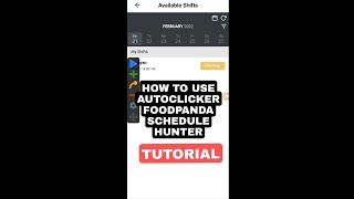 Latest 2022 Food panda auto clicker Schedule roadrunner tutorial