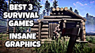 Top 3 Best SURVIVAL GAMES for Android 2023 | High Graphics (Offline/Online).