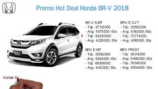 Promo Honda BRV Hot Deal 2018 - Honda Bandung