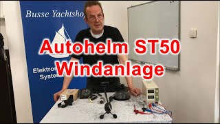 Autohelm ST50 Windmesser. Display, Windgeber und Mastkabel.