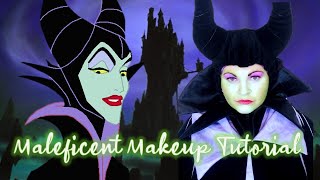 Maleficent Makeup Tutorial #disneyvillains #makeup #halloweenmakeuplook #maleficent #sleepingbeauty