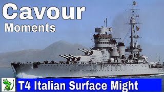 Cavour Moments (Italian T4 Surface Power) - World of Warships Legends - Gameplay