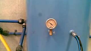 Whistling air tank - screw compressor shutoff sound