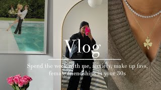 Weekly Vlog | Make Up favs, Female Friendships in your 30s, Dating apps, and Dorsey Tennis Necklace