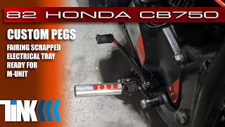 Cafe Racer Build Custom Pegs #HondaCB750 #caferacer #CustomMotorcycle : 21