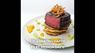 National Filet Mignon Day..
..
..
National Filet Mignon Day on August 13th celebrates a specialty cu