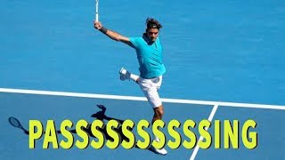 ROGER FEDERER : Encyclopedia Of Passing Shots Down The Line