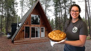 Apple Pie in an A-Frame