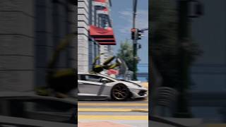 Dummy vs Lambo | Simulation | #shorts #crash #video #short