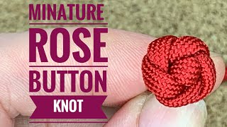 Miniature Rose Button Knot