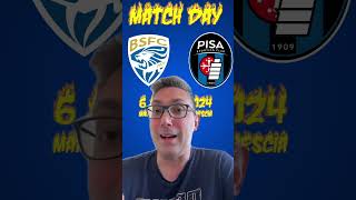 Vigilia di #BresciaPisa #shorts #pisa #serieb #pisasportingclub #pisasc #bresciacalcio #brescia