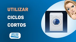 Cómo utilizar rápidamente los ciclos cortos de la Beko WML 15106 D