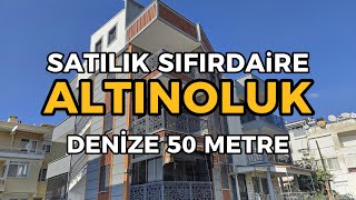 ALTINOLUK SAHİL SATILIK SIFIR DAİRE / DENİZE 50 METRE / DENİZ MANZARALI / YAĞCILAR SAHİLDE