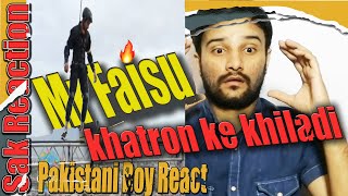 Pakistani Boy React Faisu on khatron ke khiladi | High jump Stunt| Faisu and Rohit Shetty | SE12