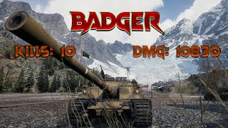 Badger Tank Destroyers 10 lvl - 10 kills, 10,8k damage - World of Tanks