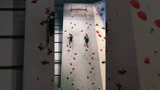 Speed climbing 15 meter wall in 5 sec #short #speedclimbing