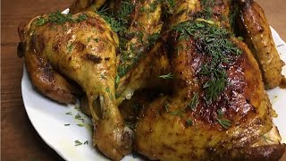 Сочная курица в духовке   Juicy chicken in the oven