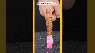 🔥rate this hydraulic press 💥💯 #shorts #satisfying #viral