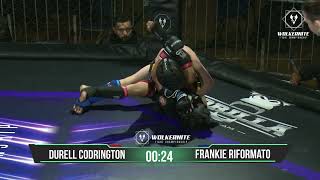 Durell Codrington Vs Frankie Riformato | Wolkernite Fight Championship 4 | JUNIOR MMA TITLE MATCH