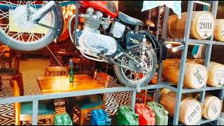 Beautiful Old Antique Bike in New Delhi Airport