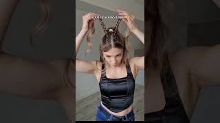 IDEE COIFFURE AVEC TRESSES * BELLE TRESSE 2024 * PRATIQUE POUR LES COURS  * TRAVAIL * SPORT