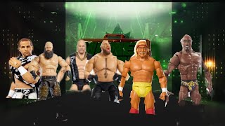 mitb match (hbk,braun stroman,stone cold,brock lesnar vs titus o'niel