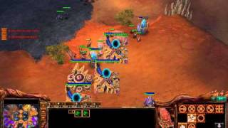 0002 SC2 Zerg FPVOD 4v4 Sand Canyon ZZPT vs ZZPP 1/1