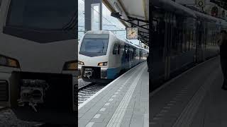 Keolis (Blauwnet) FLIRT komt binnen op Almelo #blauwnet #treinspotter #stadler #flirt #stadlerflirt3