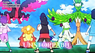 Liko, Roy And Dot Vs Legendary Pokemon - Unstoppable (AMV) | Pokemon Horizons Ep - 68