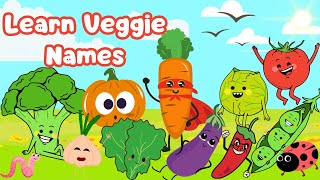 Vegetable Names | Learn Vegetables Names in English | KidGlobe Explorers