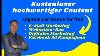 Kostenlose digitale Lernkurse - Free Online-Marketing Content