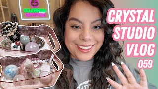 Pack Crystal Orders with me | Studio Vlog 059