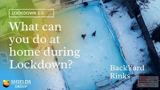 What to do in Lockdown 2.0 in Brandon Mb, Backyard rink