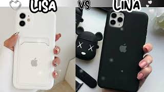 🖤 LISA or LINA 🤍 BLACK  VS WHITE🤩