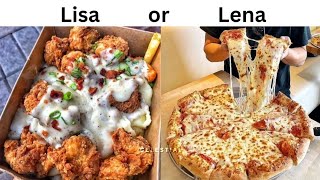 Lisa or Lena (Food Edition)