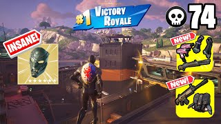 74 Elimination Solo Vs Squads "Zero Build" Gameplay Wins (Fortnite Chapter 5)