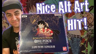 One Piece Romance Dawn Booster Box Opening! Nice Alt Art Hit! Doflamingo!