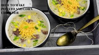 POTATO AND CORN CHOWDER RECIPE