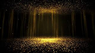 Gold particles dust Background | HD 4K | background loop | Animation | Motion | Effects | Cheizme