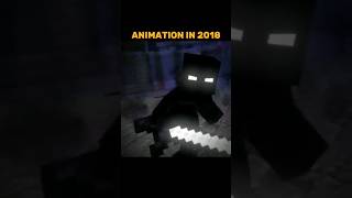 #10 Minecraft animations  then #minecraft #shorts