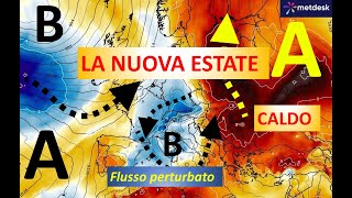 METEO - FINE DEL CALDO AFRICANO DOPO FERRAGOSTO, NUOVA FASE ESTIVA, MENO ESTREMA, PIU' INSTABILE