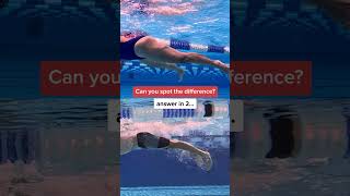 Can you spot the difference between these breaststroke swimmers?